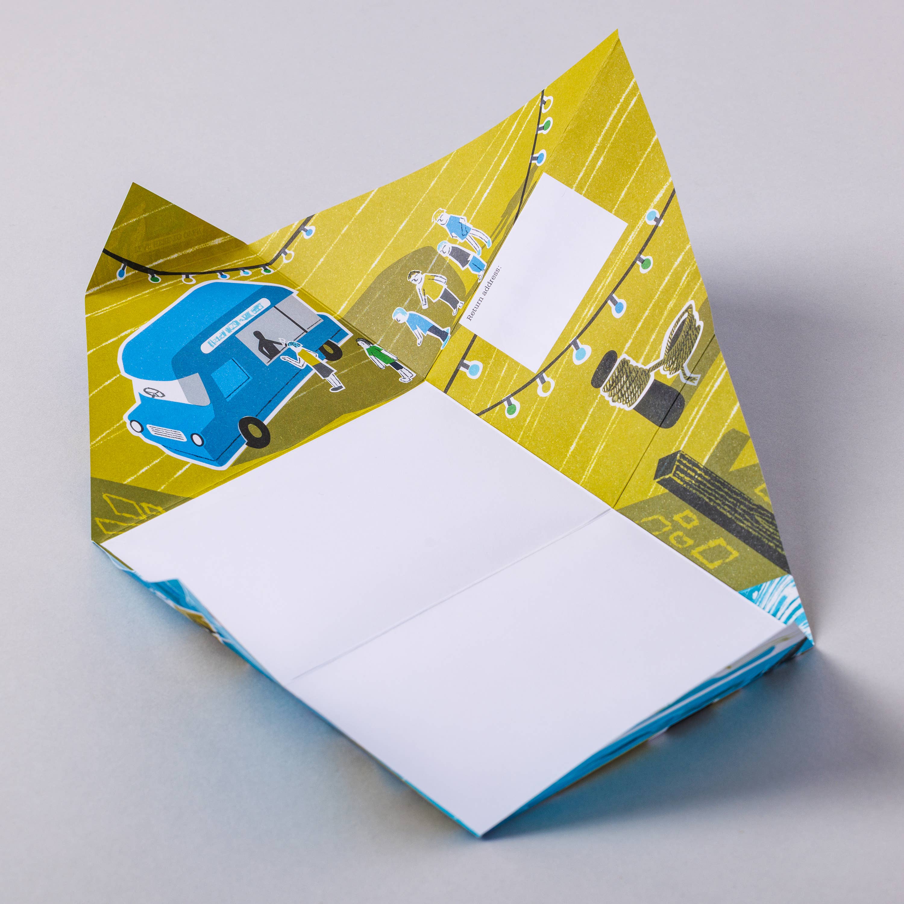 pigeonposted - Wholesale Stationery/Notecard Set - Safe Harbour Pigeon, Folding Letter Pack – Pack of 6 Letters2