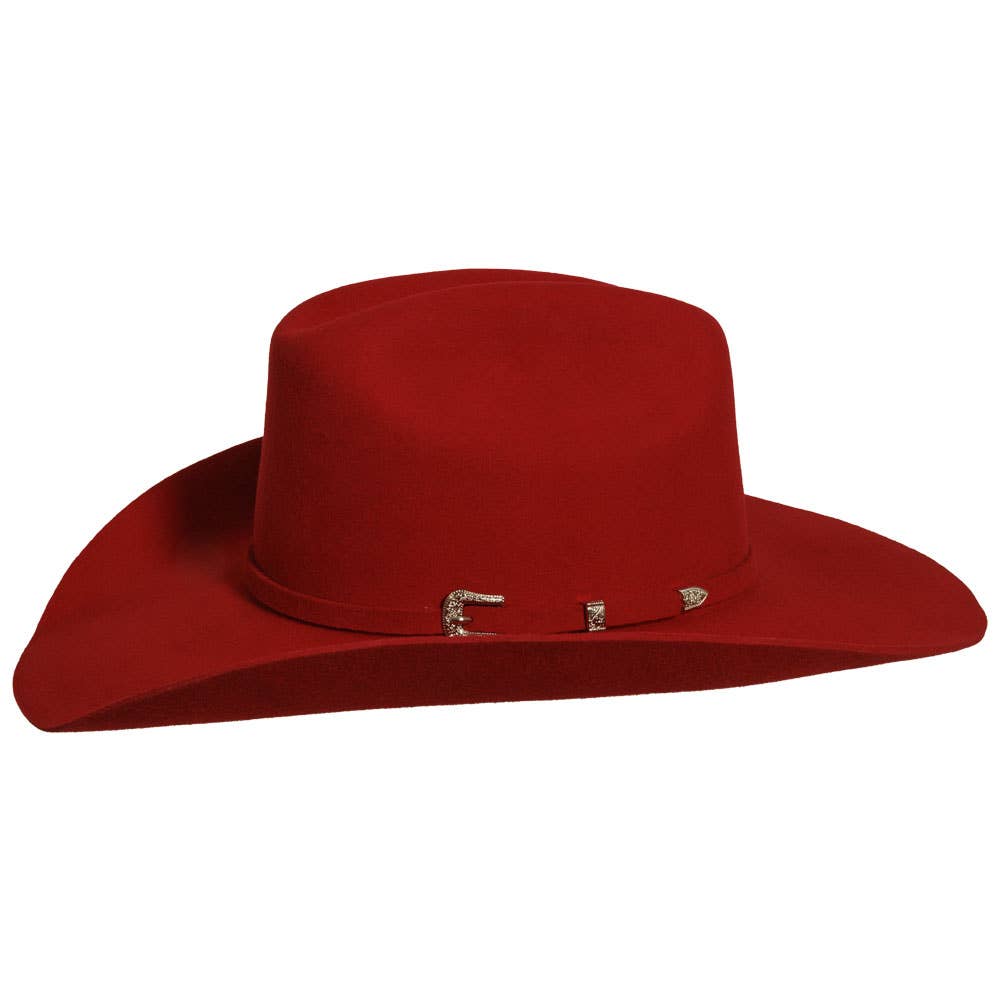 American Hat Makers - Wholesale Cowboyhoed - Uniseks - 100% wollen vilten western cowboyhoed - Style Cattleman20