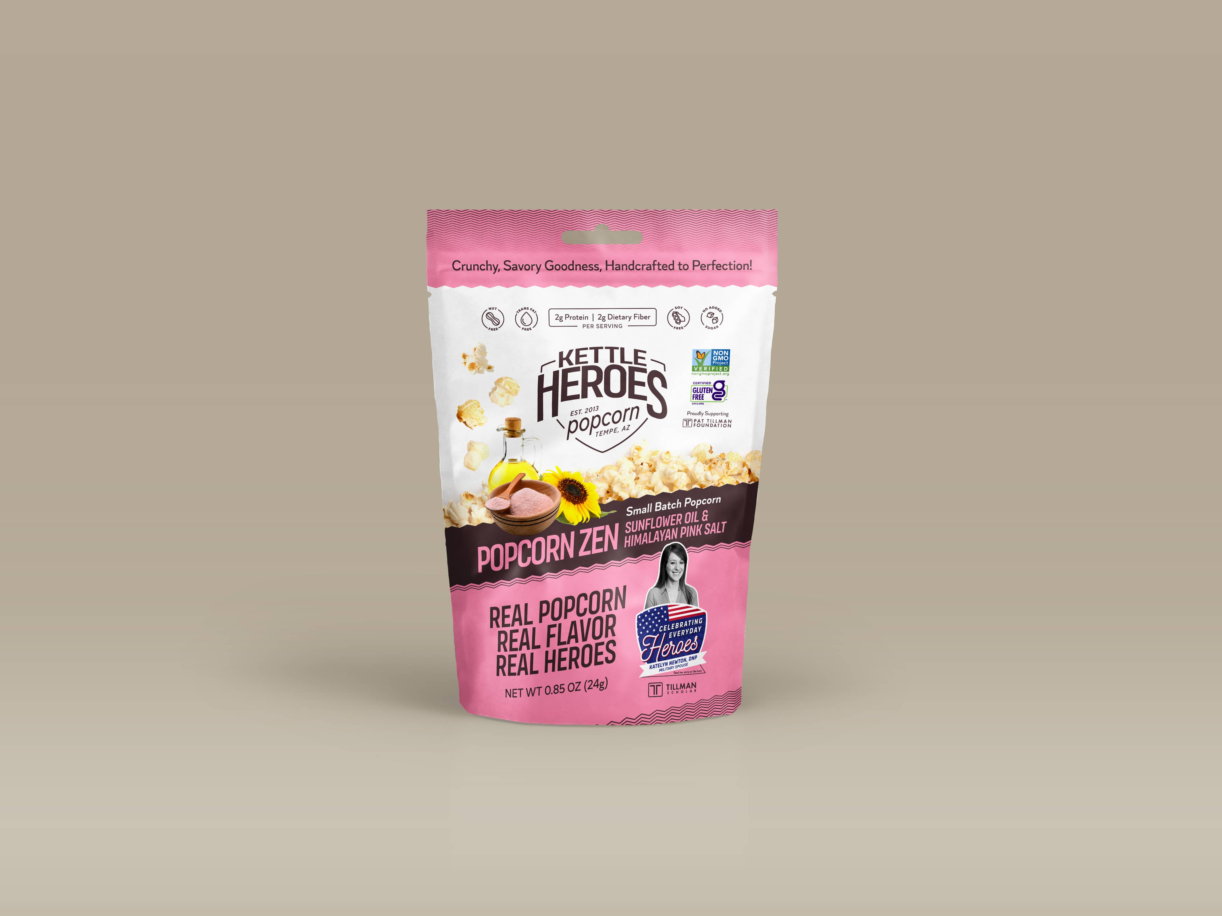 Kettle Heroes Artisan Popcorn - Vendita all'ingrosso Popcorn - Popcorn Zen - Confezione snack