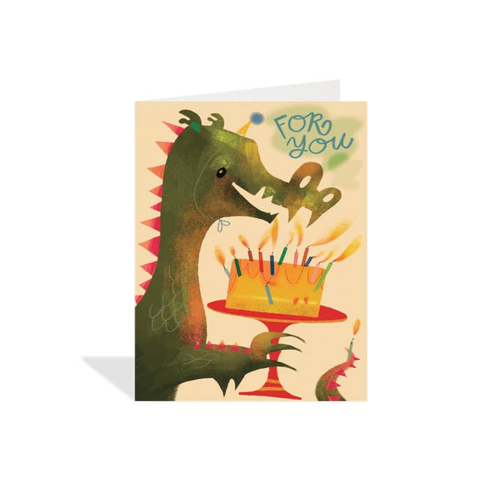 Dragon Cake - ENCLOSURE for wholesale by Halfpenny Postage Intl