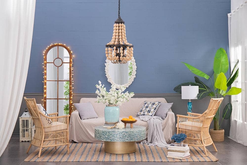 A&B Home Group Inc. – Engroshandel Stol – 23x23x37,5" Rattan Stol Høj Armlæn - Brun/Creme14