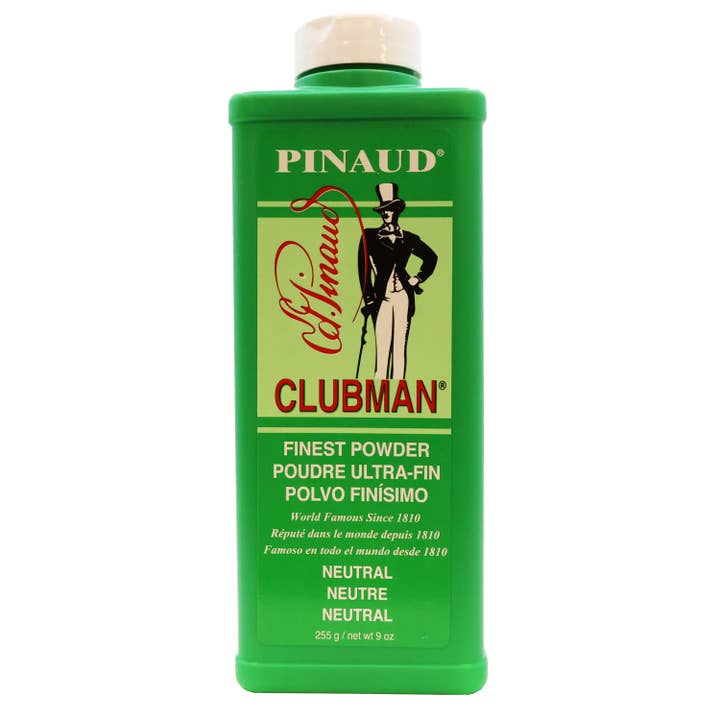 Clubman Pinaud Finest Powder Neutral 9 Oz. for wholesale by KT Supply
