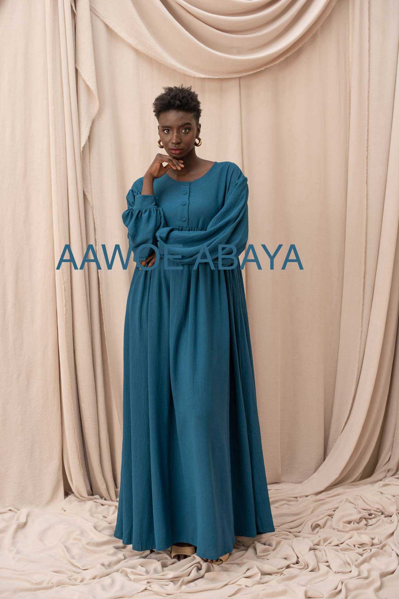 Aawoe Abaya - Wholesale Dress - Women's - Puff sleeve abaya - 26076