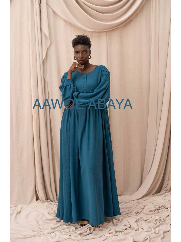 Aawoe Abaya - Wholesale Dress - Women's - Puff sleeve abaya - 26076
