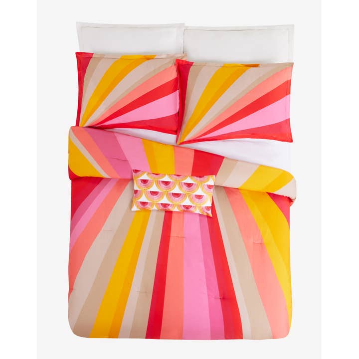 Peking Handicraft - Wholesale Bedding Set - Sunburst Duvet Set - 3 Pieces by Trina Turk8