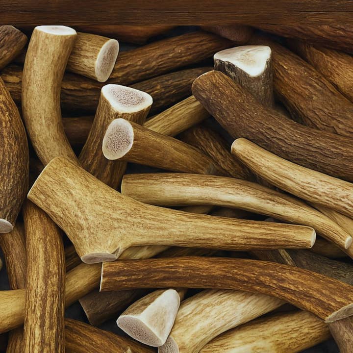 WhiteTail Naturals - Wholesale Pet Bone/Rawhide - Dog - BULK - A Grade - Whole Elk Antler Chews - Sold by The Pound2