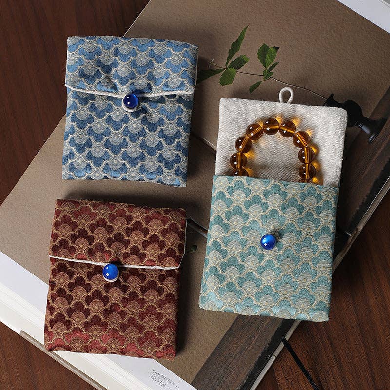 Gohobi （We cover U.S. import duties） – Großhandel Schmuckschatulle/-Organizer – Gohobi Deluxe Armbandtasche aus chinesischem Brokat8