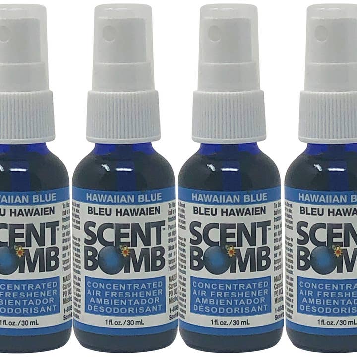 Scent Bomb - Wholesale Air Freshener - Scent Bomb Air Freshener Hawaiian Blue 1oz Spray Bottle1