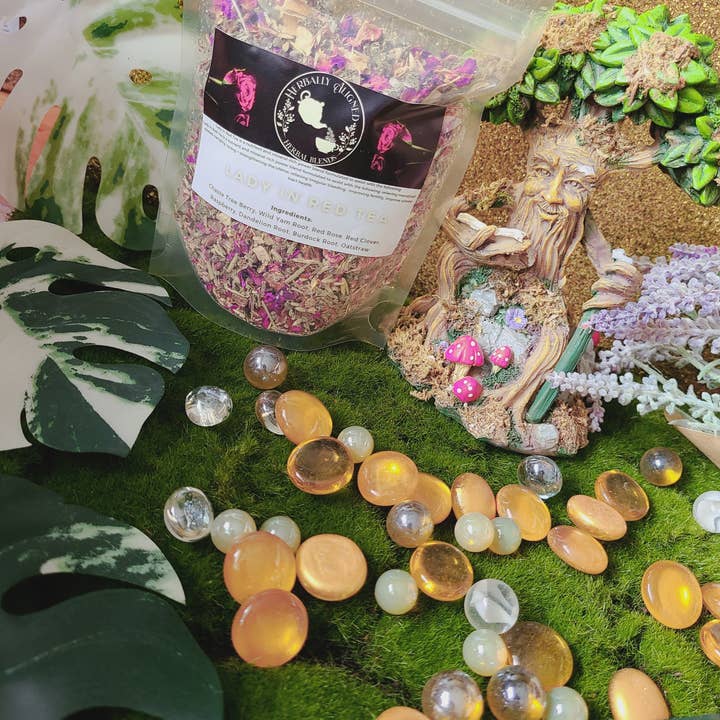 Lady In Red Tea for wholesale by Aligned Herbally