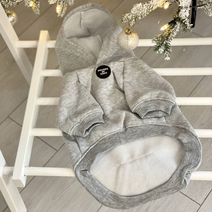 Dog Hoodie - Grey for wholesale by Hounds of Eden