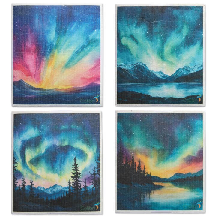 4 Pk Sponge Cloths - In the North for wholesale by Colibri Canada