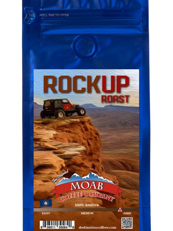 Rock--up Roast pour la vente par Destination Coffees