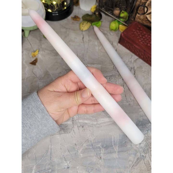 My Magic Place Shop - Wholesale Tapered Candle/Candlestick - Multi-Color Drip Taper Candles/ Color Taper Candles/ Pack of2