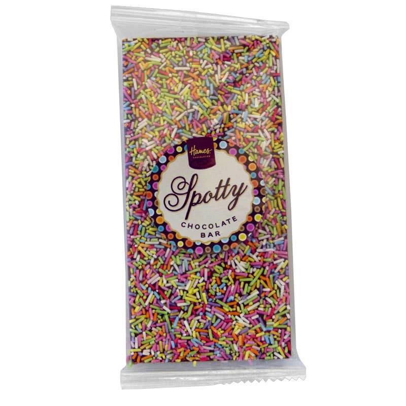 Hames Chocolates – wholesale Chocolate bar – UK ONLY. Spotty Milk Bar Sprinkles0