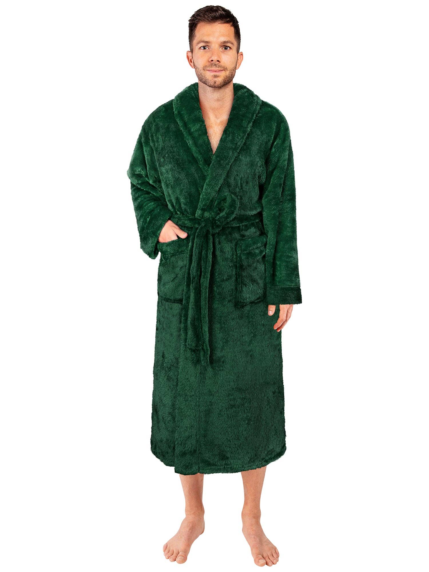 Pavilia - Wholesale Robe - Men's - Men's Sherpa Fluffy Robe3