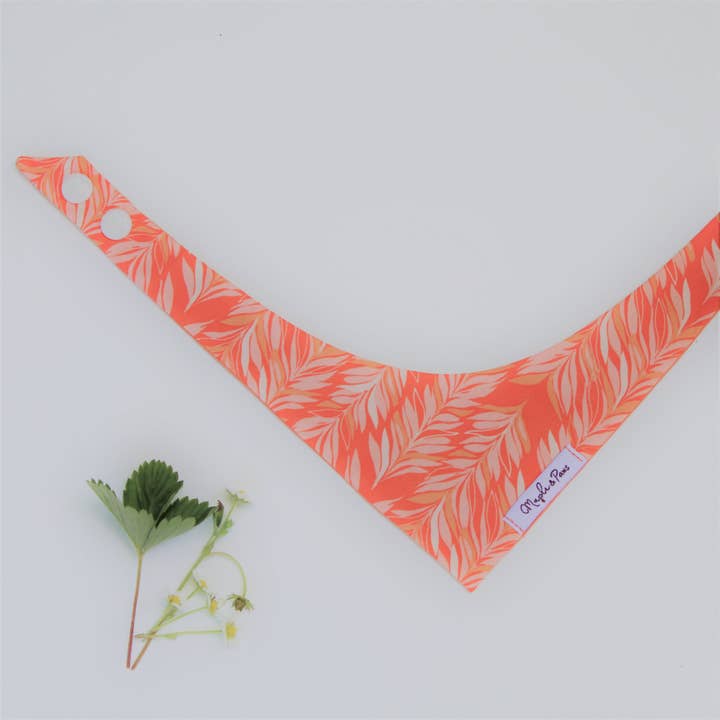 'Orange You Sweet' Dog Bandana for wholesale by Maple & Paws