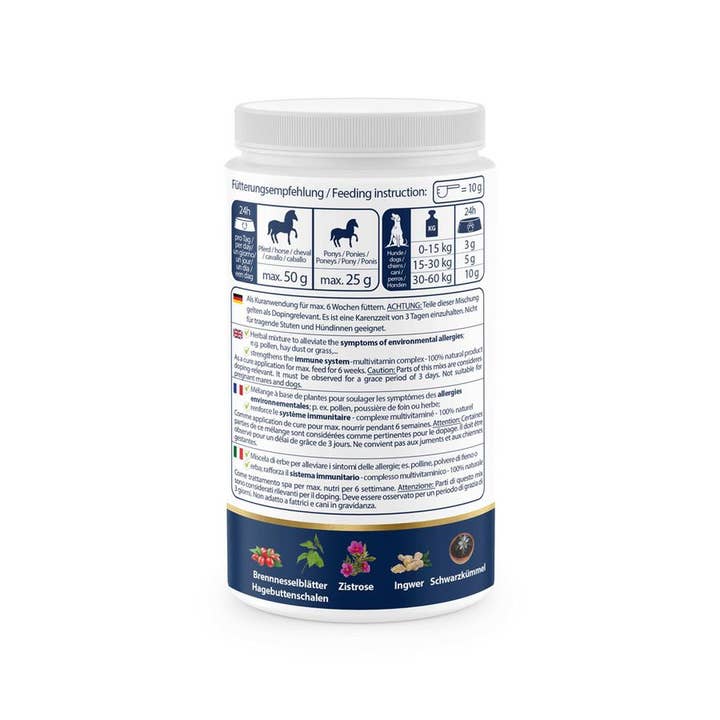 V-POINT - Wholesale Pet Supplement - Not Cat/Dog - ALLERGO Plus Premium herbal powder for horses
