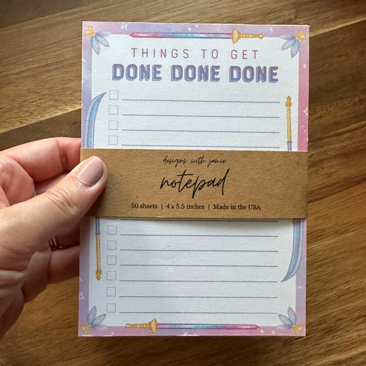 Designs with Jamie - Wholesale Notepad - Things to get Done Done Done Kpop Demon Hunters Notepad1