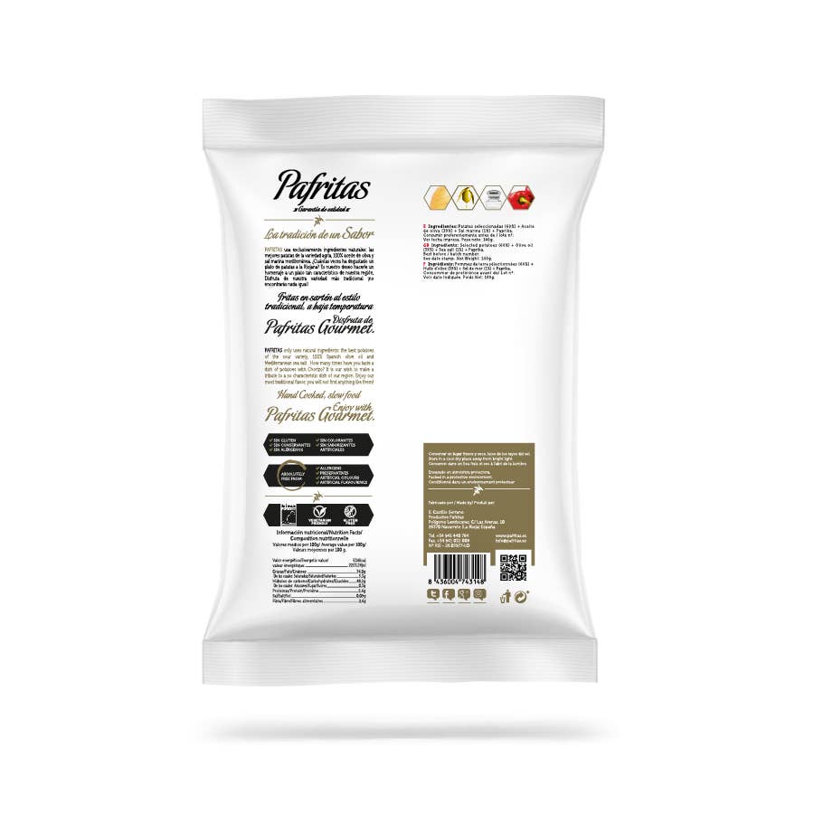 Productos Pafritas SL – wholesale Chips – Riojana Chips 120 gr1