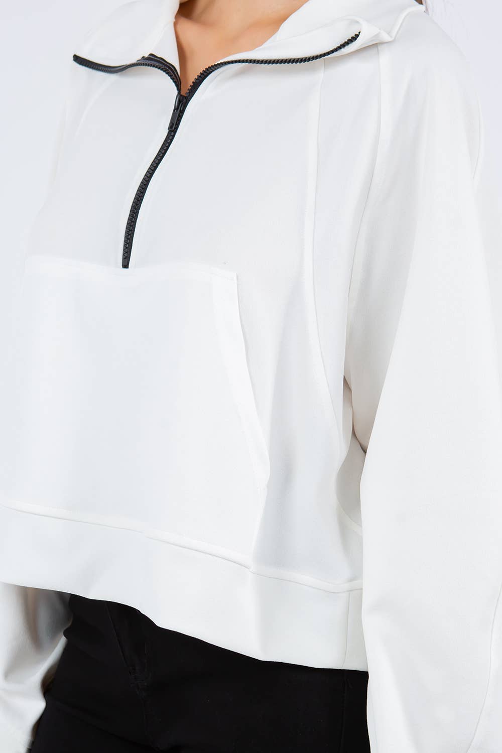 Eldridge Fashion – Großhandel Sweatshirt – Damen – SCUBA LULU TRICHTERHALS13