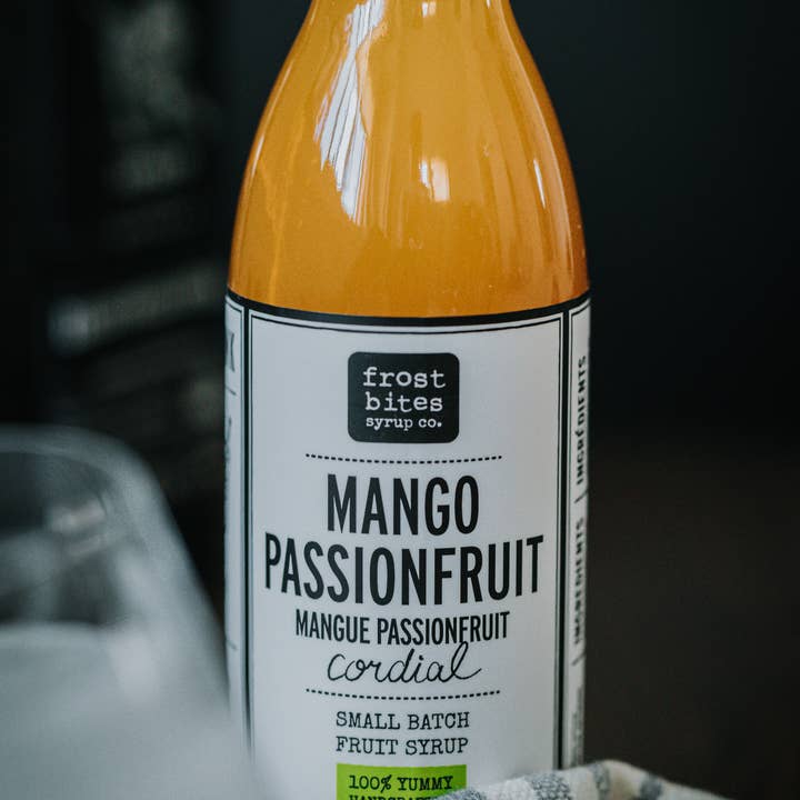 Frostbites Syrup Co - Wholesale Cocktail Mix/Syrup - Mango Passionfruit2