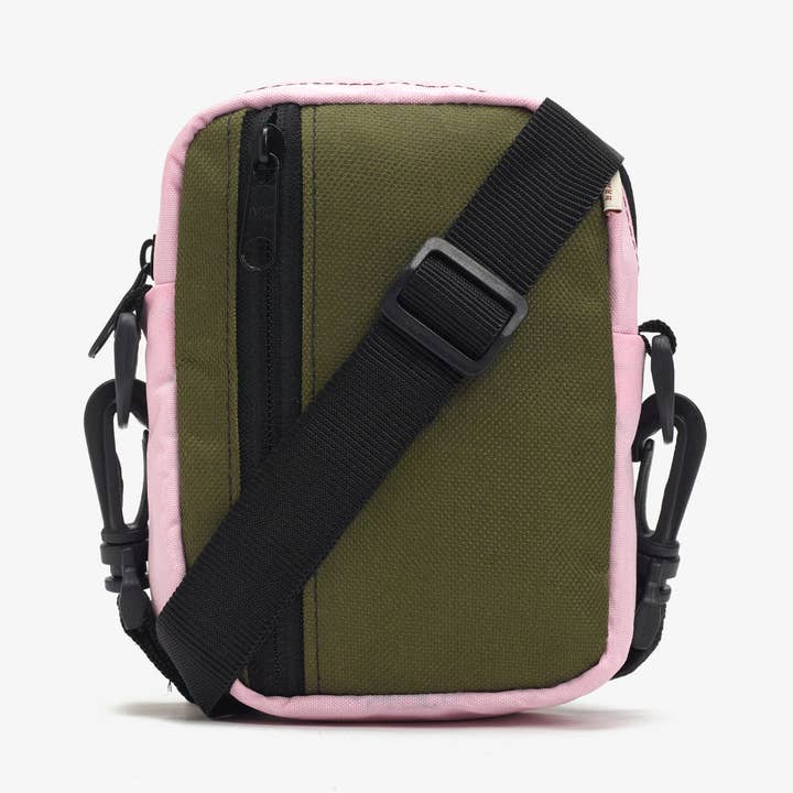 Borsa a tracolla Altenia rosa e verde per la vendita all'ingrosso da parte di Insecta Shoes