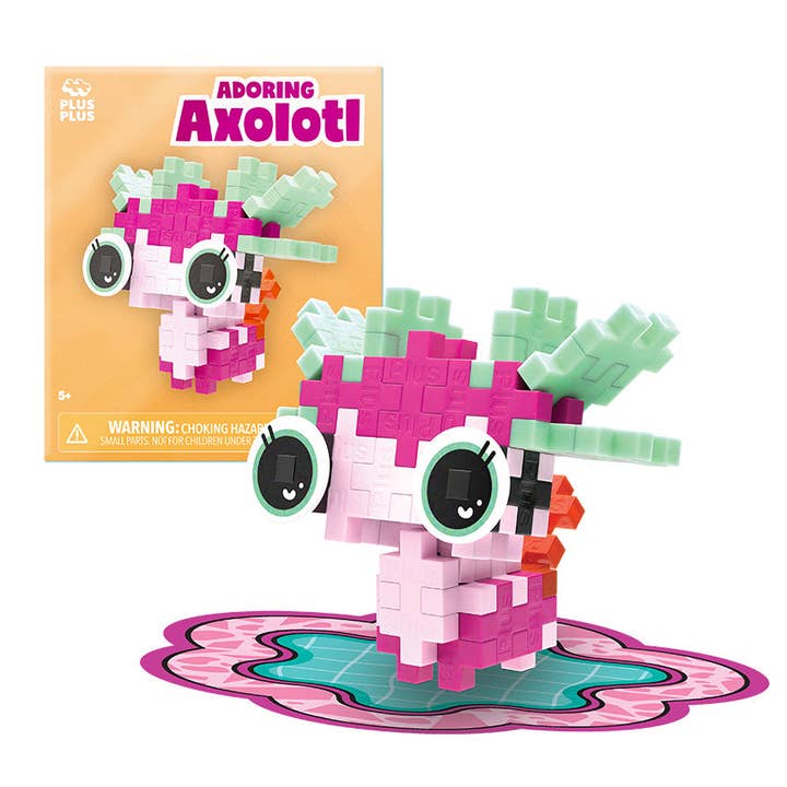 Pet Packet - Adoring Axolotl for wholesale by Plus-Plus USA