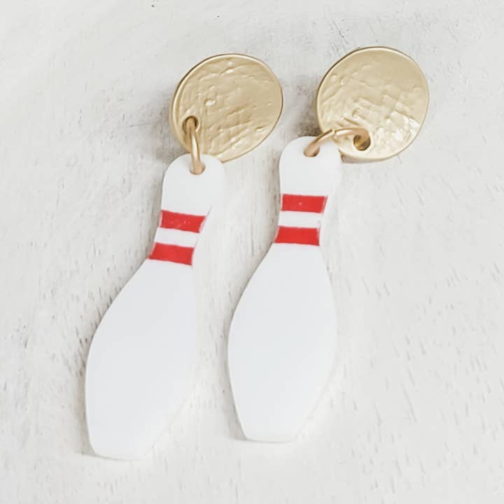 Bowling Pin örhängen för wholesale av Krafts By Kassy