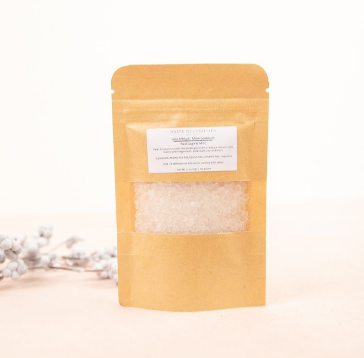 Naive Necessities - Wholesale Bath Soak/Milk - Mini Bath Salt Soak0