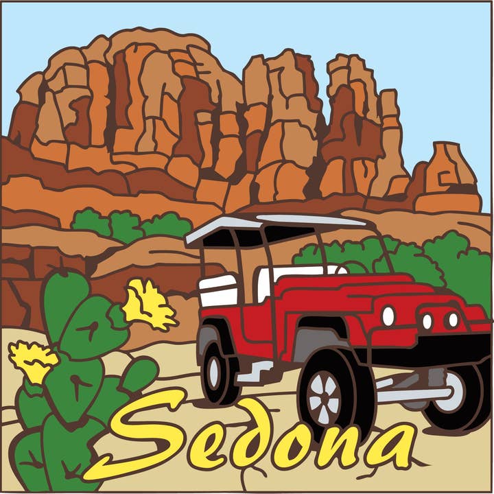 Sedona Red Rock Jeep Tile (7791A) for wholesale by Earthtones Tile