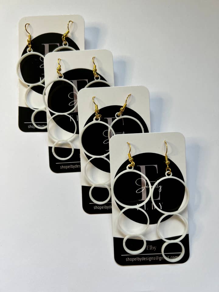 Triple Bubble Earrings for wholesale by Elby Designs