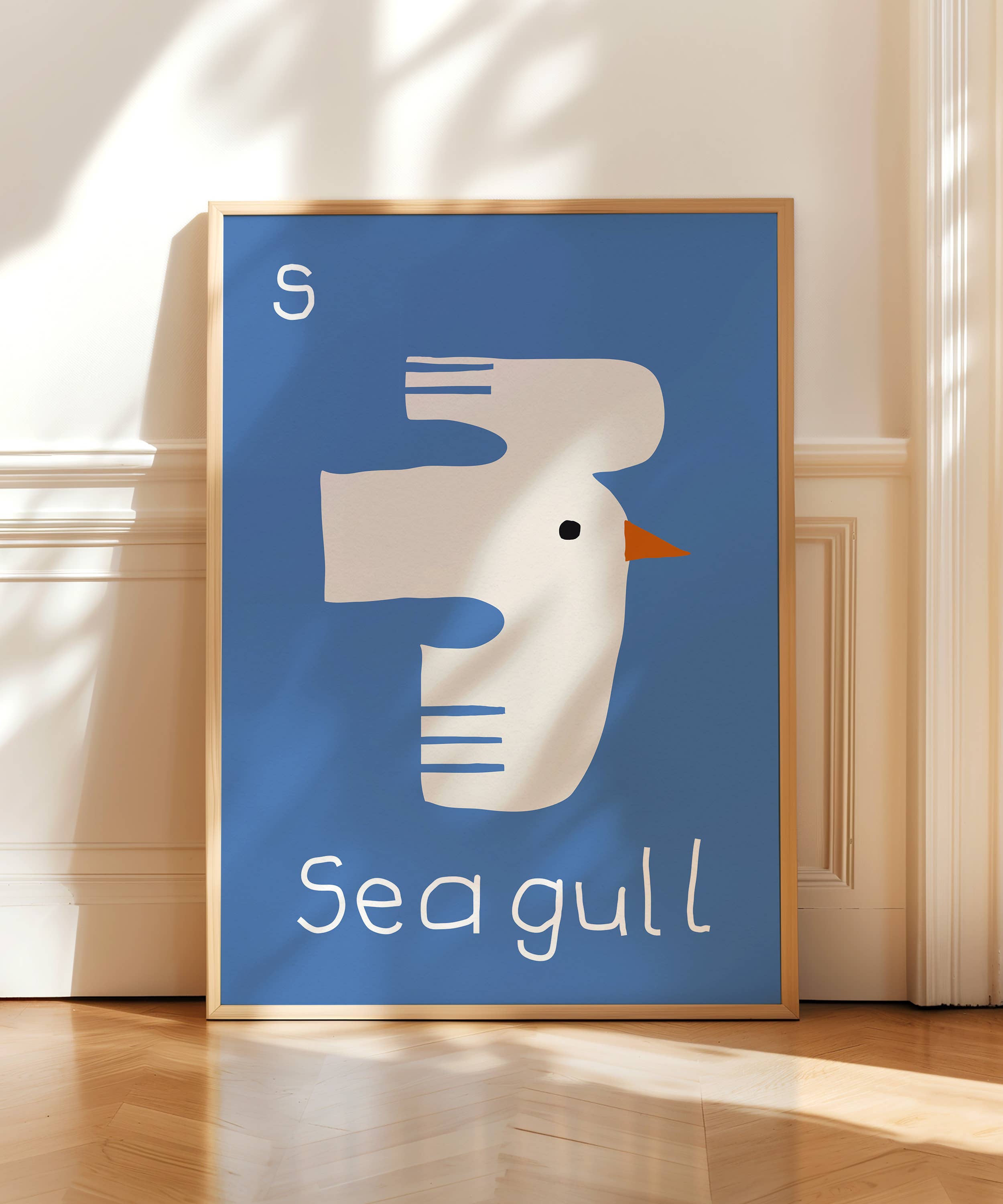 Surprise Radish - Wholesale Art Print - Seagull Print | Letter S Alphabet Print5