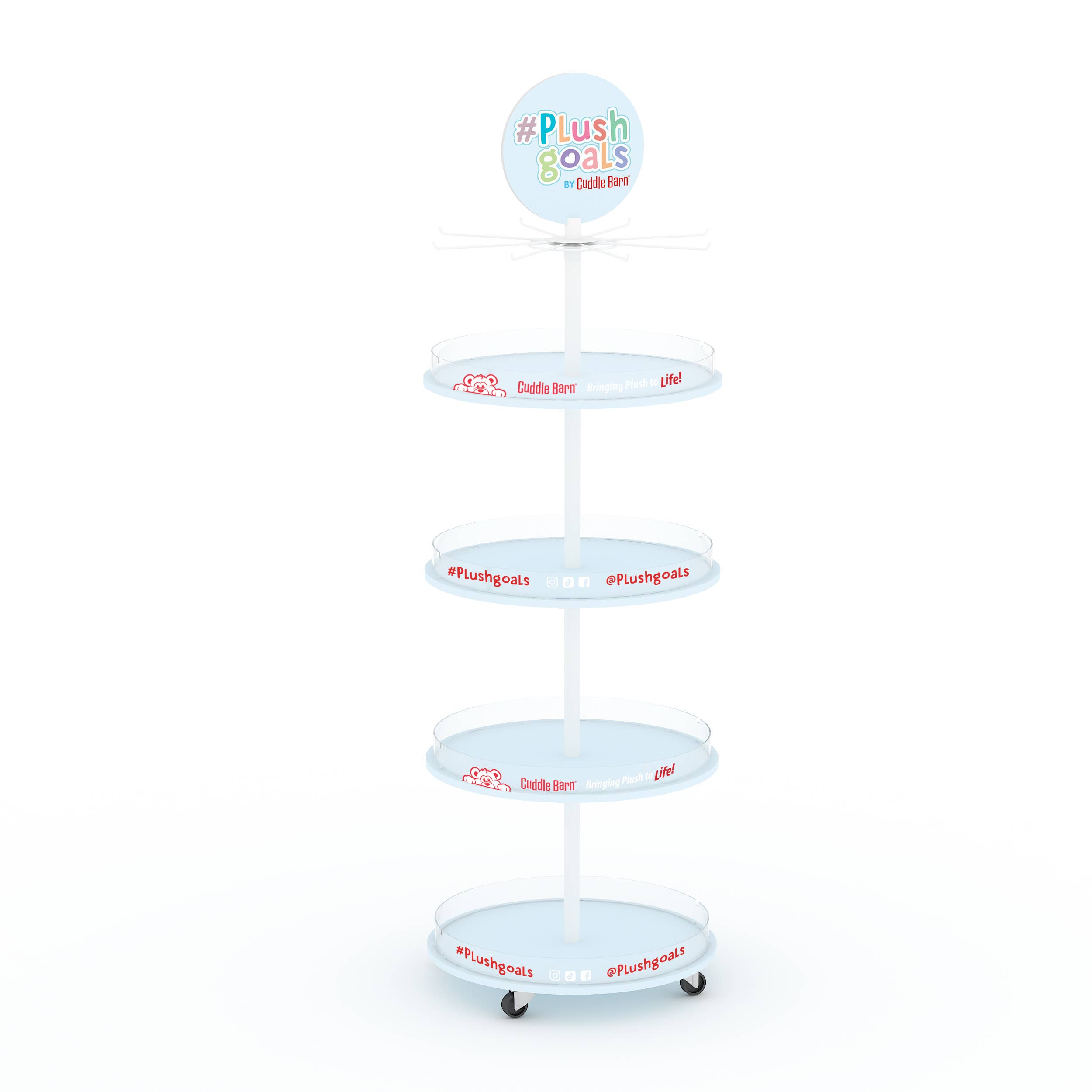 Cuddle Barn, Inc. - Wholesale Retailer Display - Kids & Baby - Circular Plush Display (Adjustable Shelf Toy Display)2