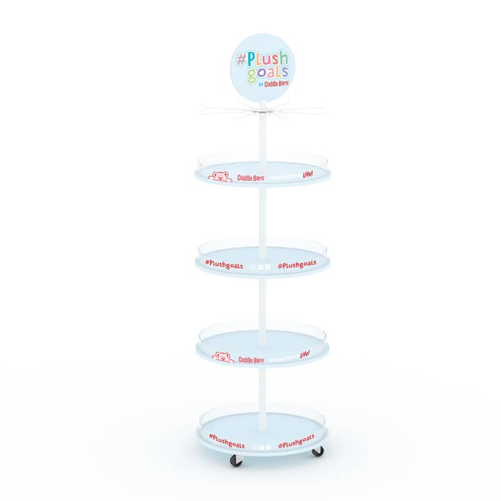 Cuddle Barn, Inc. - Wholesale Retailer Display - Kids & Baby - Circular Plush Display (Adjustable Shelf Toy Display)2