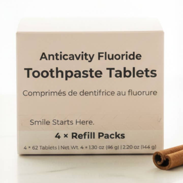 Fluorid-Zimt-Zahnpastatabletten — 4 Monate für den Großhandel von Tidalove