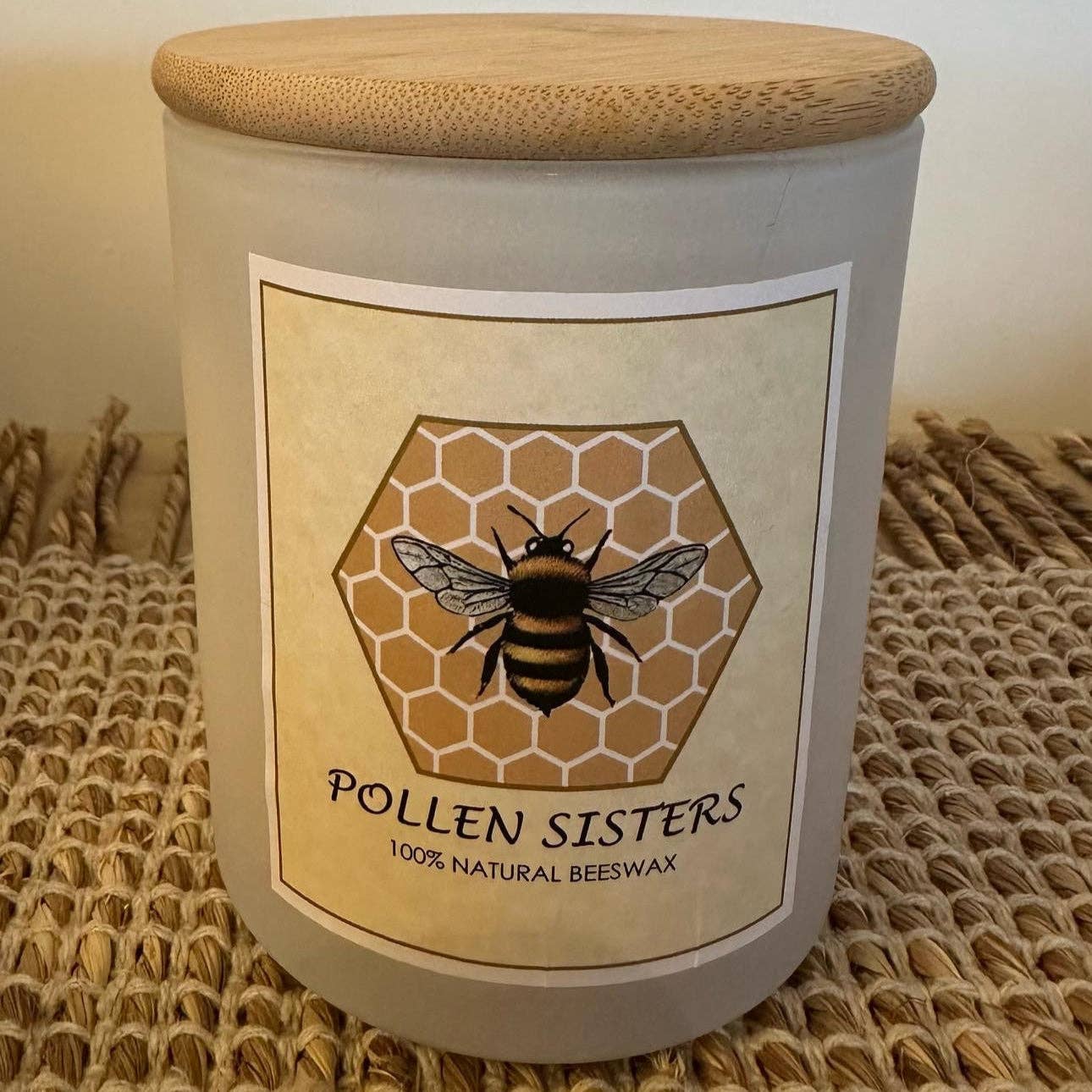 Pollen Sisters - Wholesale Jar/filled candle - Candle - Queen Bee - Glass Jar – 100% Pure Beeswax6