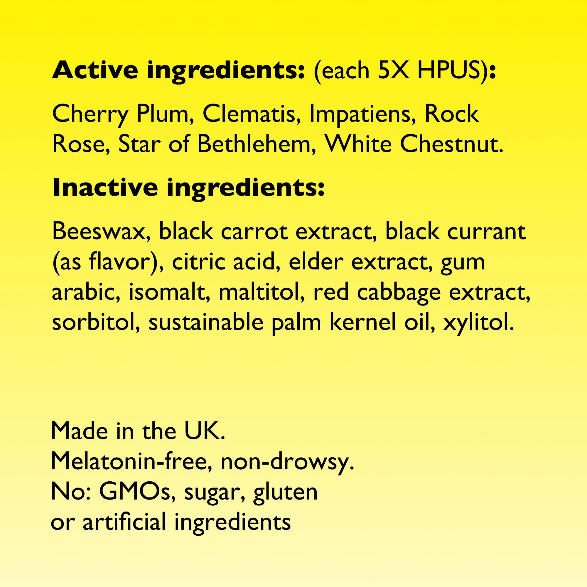 RESCUE & Bach Original Flower Remedies - Wholesale Oral Supplement/Vitamin - RESCUE Bach Sleep PASTILLES, Black Currant Flavor, Sleep Aid8