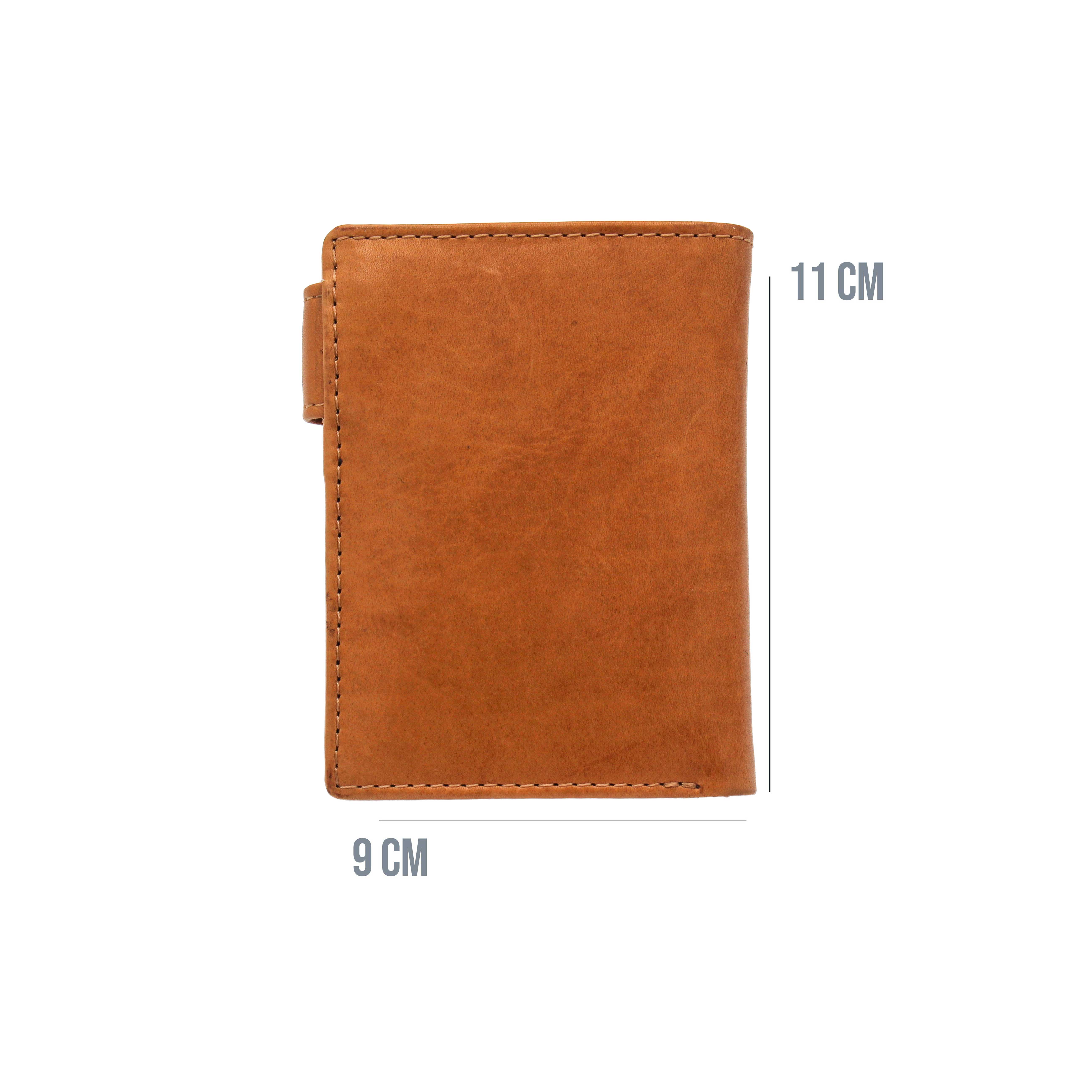 Zerimar 1942 - Wholesale Wallet - Men's - Men's leather wallet purse card holder 10x9 cm  1