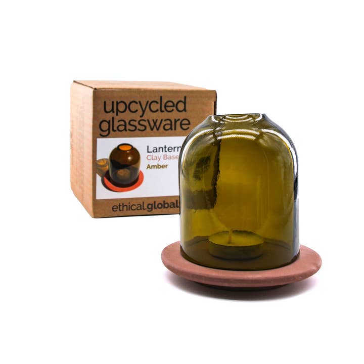 Ethical Global - Vente Lanternes - Lanterne/Votive Plain Eco - Fabriqué à la main recyclé3