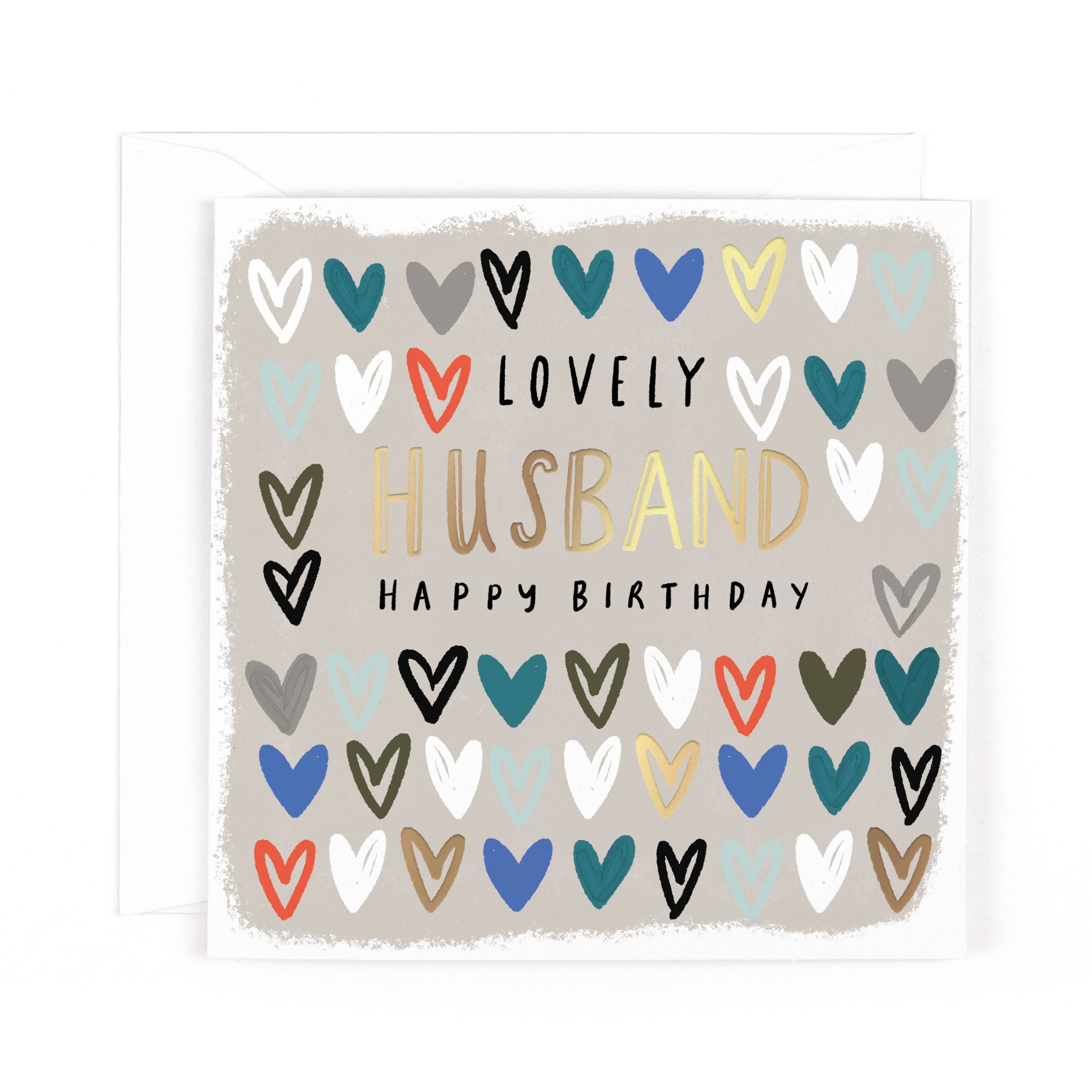 Hotchpotch - Vente Cartes d'anniversaire - Carte d'anniversaire pour mari en cobalt0