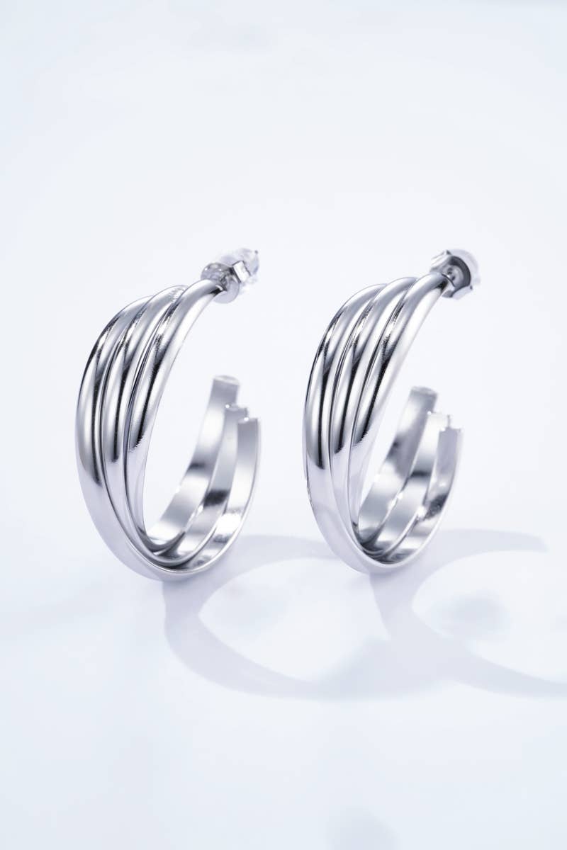BYREN | ÉLINE L'ATELIER - Wholesale Dangle Earrings - Stainless steel earrings 124AQ2901