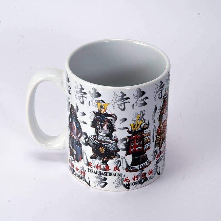 Urban Tokyo - Wholesale Coffee Mug - 11oz 3.8"H Coffee/Tea Mug Samurai JP (1/48)2