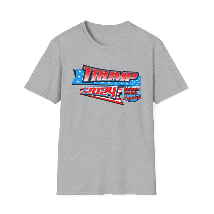 Trump 2024 Front Shirt Print 004 - Unisex T-Shirt for wholesale by ThingymaGadgets