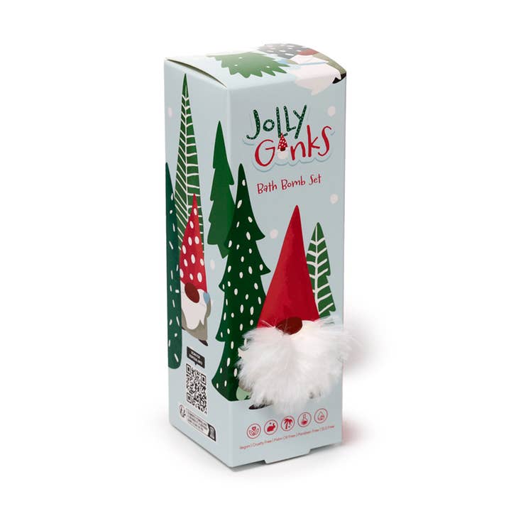 Set mit 3 Weihnachts-Gonk Badebomben für den Großhandel von Puckator EU