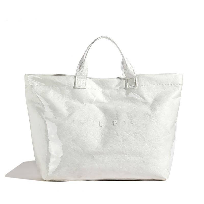 NARWEY INC - Wholesale Tote Bag - Women's - PVC Waterproof Tote Bag Durable Commuter Bag Shopping Tote7