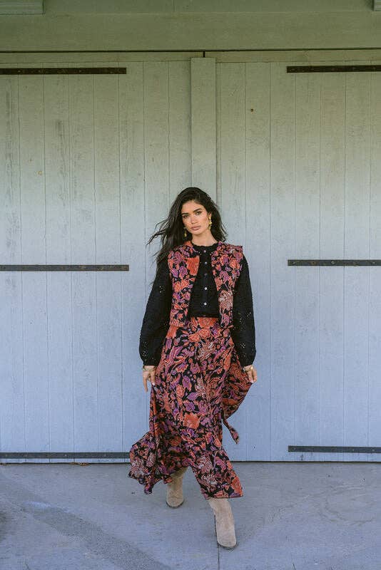 Piti Cuiti - Wholesale Rok - Dames - VERONA RODE LANGE ROK