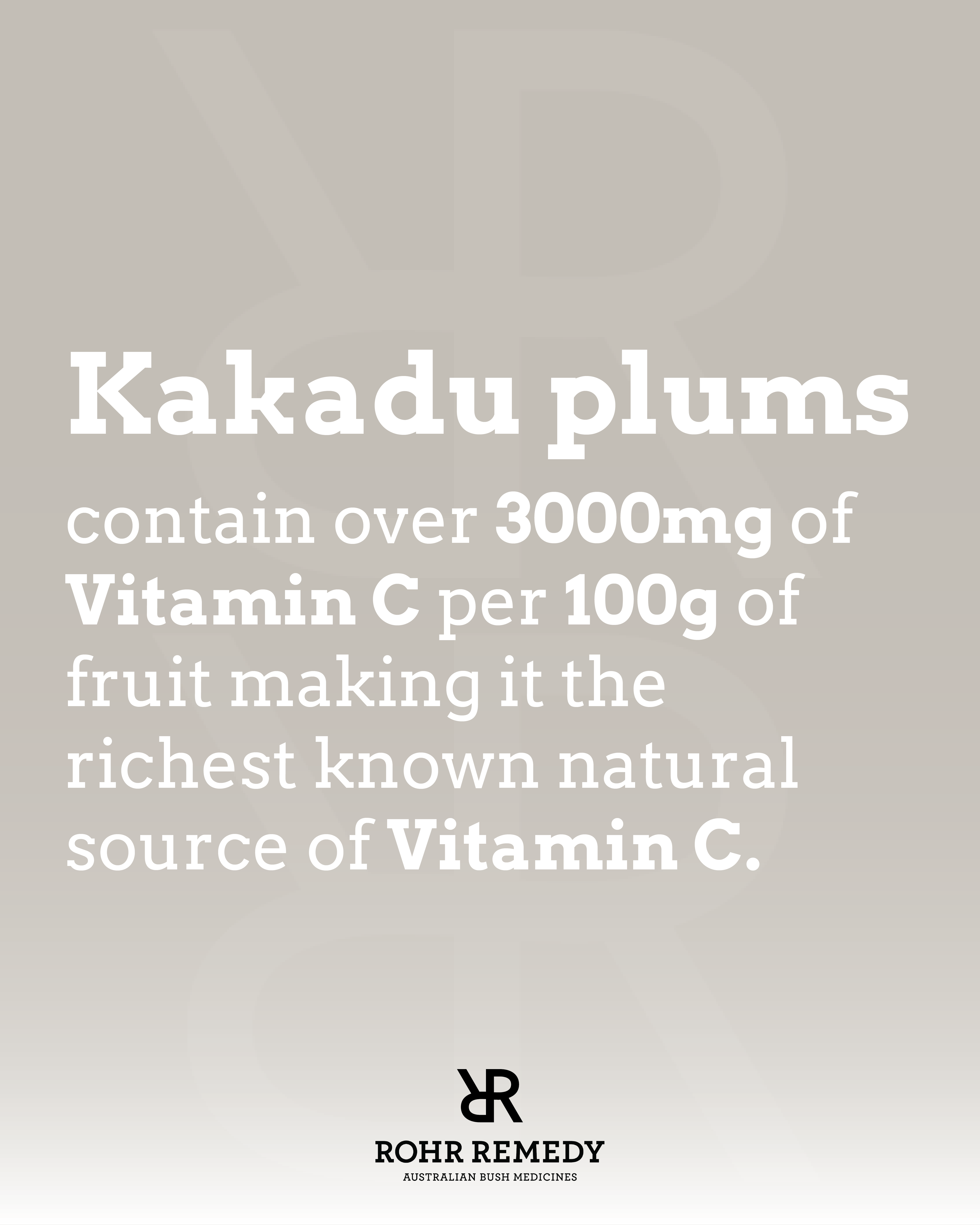 Rohr Remedy - Vente Concentré/sérum pour le visage - Kakadu Prune Vitamine C Sérum Visage6