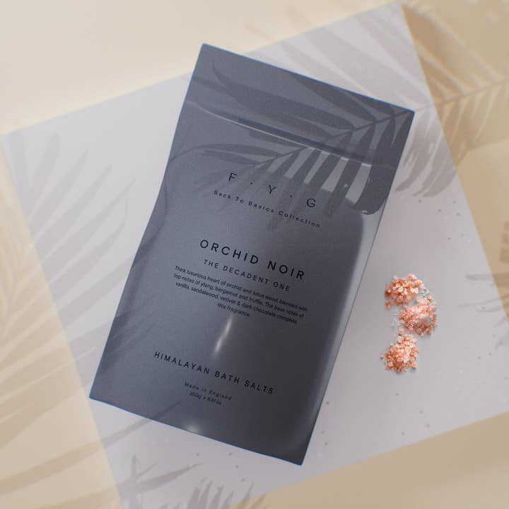 Himalayan Bath Salts - Orchid Noir - 250g for wholesale by FYG