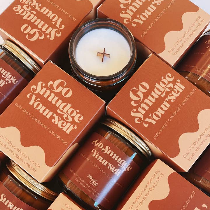 Blow Me Candle Co. - Wholesale Jar/Filled Candle - Go Smudge Yourself0