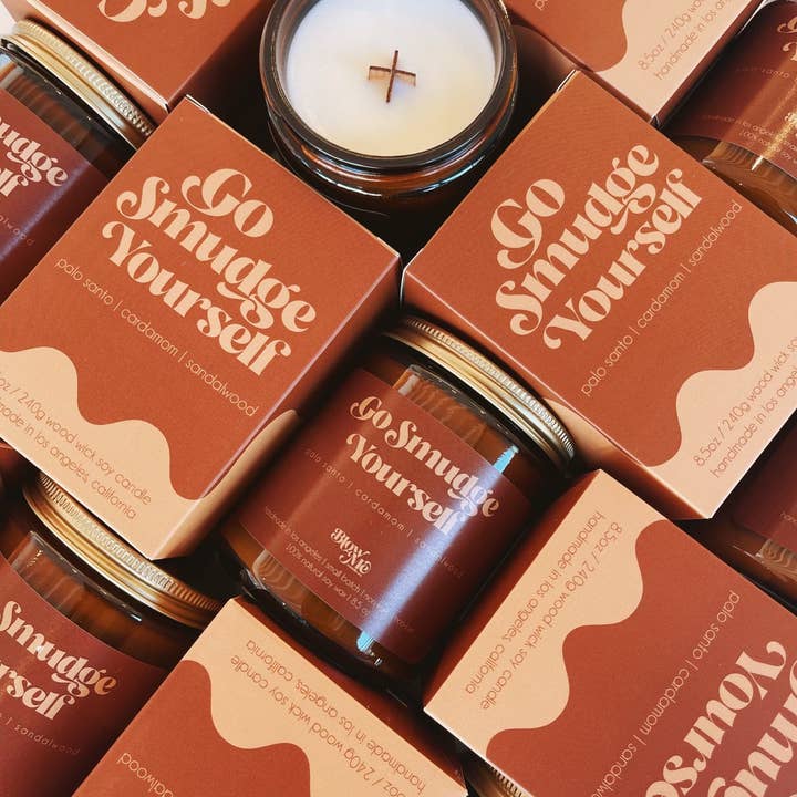 Blow Me Candle Co. - Wholesale Jar/Filled Candle - Go Smudge Yourself